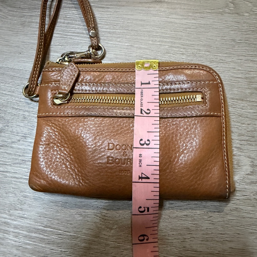 Dooney & Bourke Brown Leather Wristlet - Picture 4 of 6